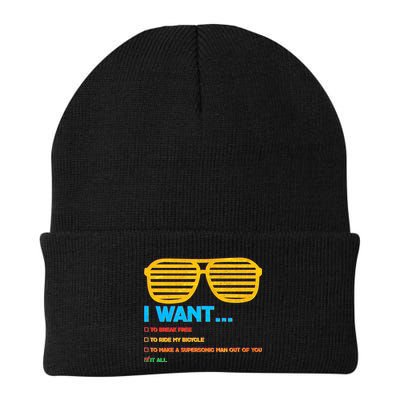 I Want To Break Free Ride Bicycle Want It All Beanie