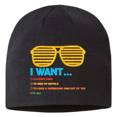 I Want To Break Free Ride Bicycle Want It All Sustainable Beanie