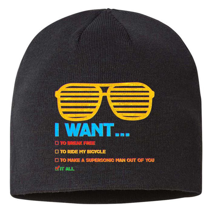 I Want To Break Free Ride Bicycle Want It All Sustainable Beanie