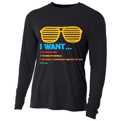 I Want To Break Free Ride Bicycle Want It All Cooling Performance Long Sleeve Crew