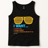 I Want To Break Free Ride Bicycle Want It All Tank Top