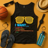 I Want To Break Free Ride Bicycle Want It All Tank Top