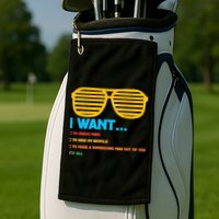 I Want To Break Free Ride Bicycle Want It All Golf Towel