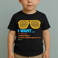 I Want To Break Free Ride Bicycle Want It All Toddler T-Shirt