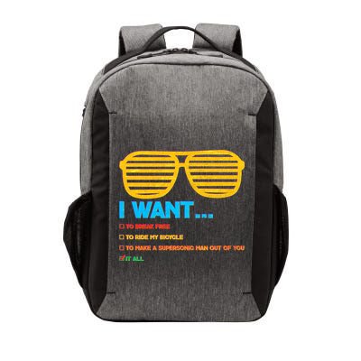 I Want To Break Free Ride Bicycle Want It All Vector Backpack