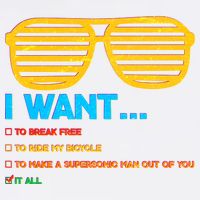 I Want To Break Free Ride Bicycle Want It All Garment-Dyed Sweatshirt