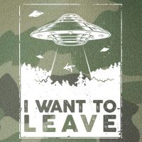 I Want To Leave UFO Alien Legacy Tie Dye Trucker Hat