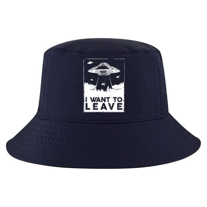 I Want To Leave UFO Alien Cool Comfort Performance Bucket Hat