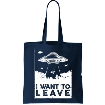 I Want To Leave UFO Alien Bag