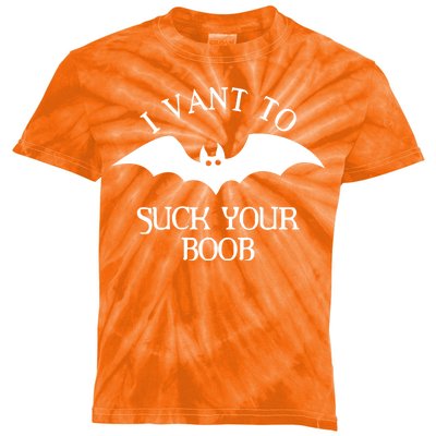 I Want To Suck Your Boob Kids Tie-Dye T-Shirt