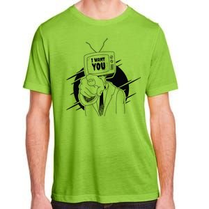 I Want You Television Retro Funny Adult ChromaSoft Performance T-Shirt