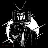 I Want You Television Retro Funny Button