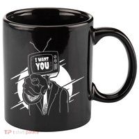 I Want You Television Retro Funny 11oz C Handle Ceramic Mug