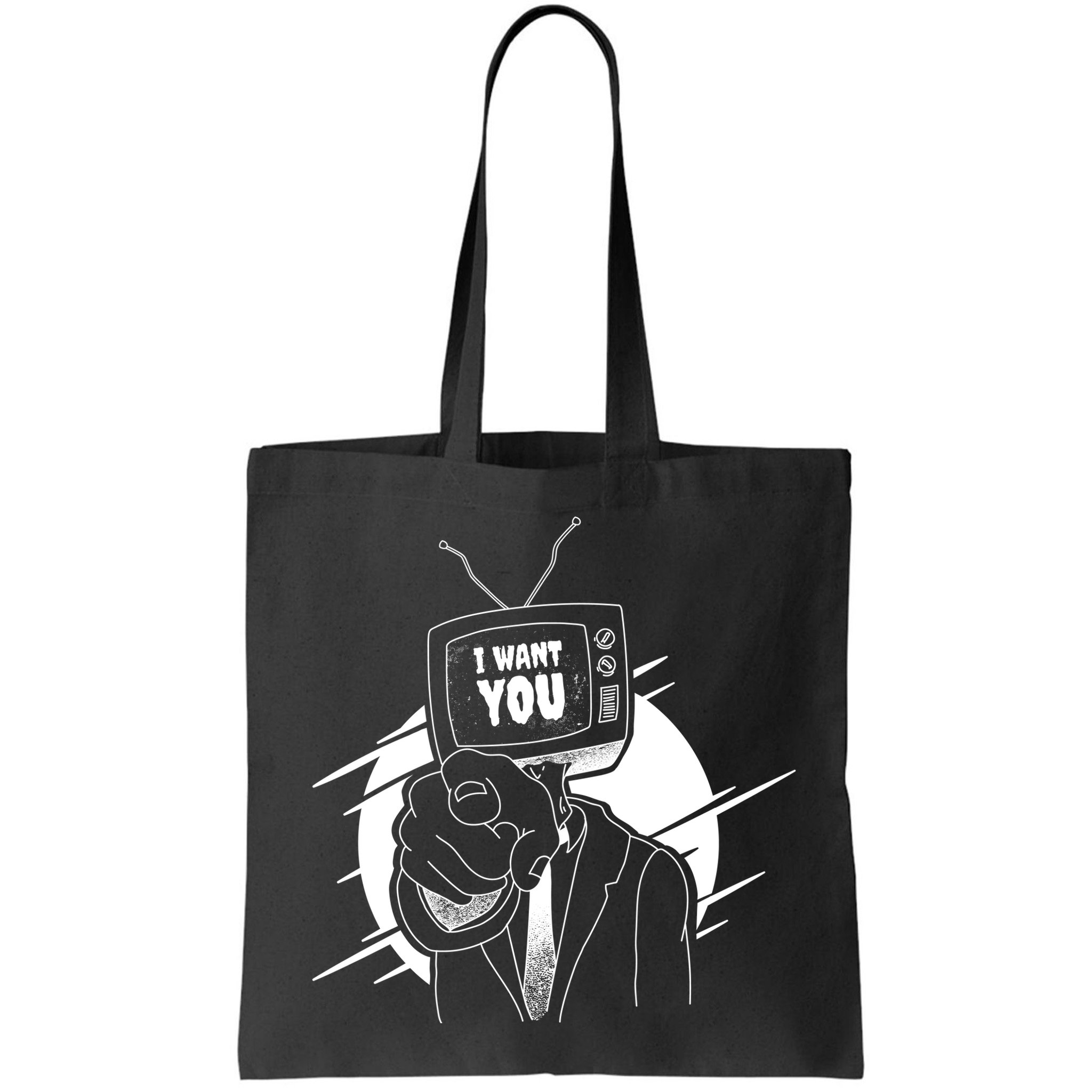 I Want You Television Retro Funny Bag