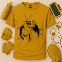 I Want You Television Retro Funny Cooling Performance Crew T-Shirt