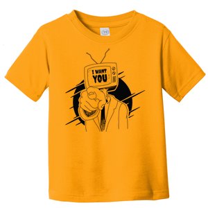 I Want You Television Retro Funny Toddler T-Shirt