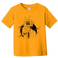 I Want You Television Retro Funny Toddler T-Shirt