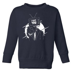 I Want You Television Retro Funny Toddler Sweatshirt