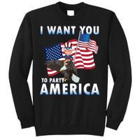 I Want You To Party America Sweatshirt