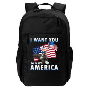 I Want You To Party America Daily Commute Backpack