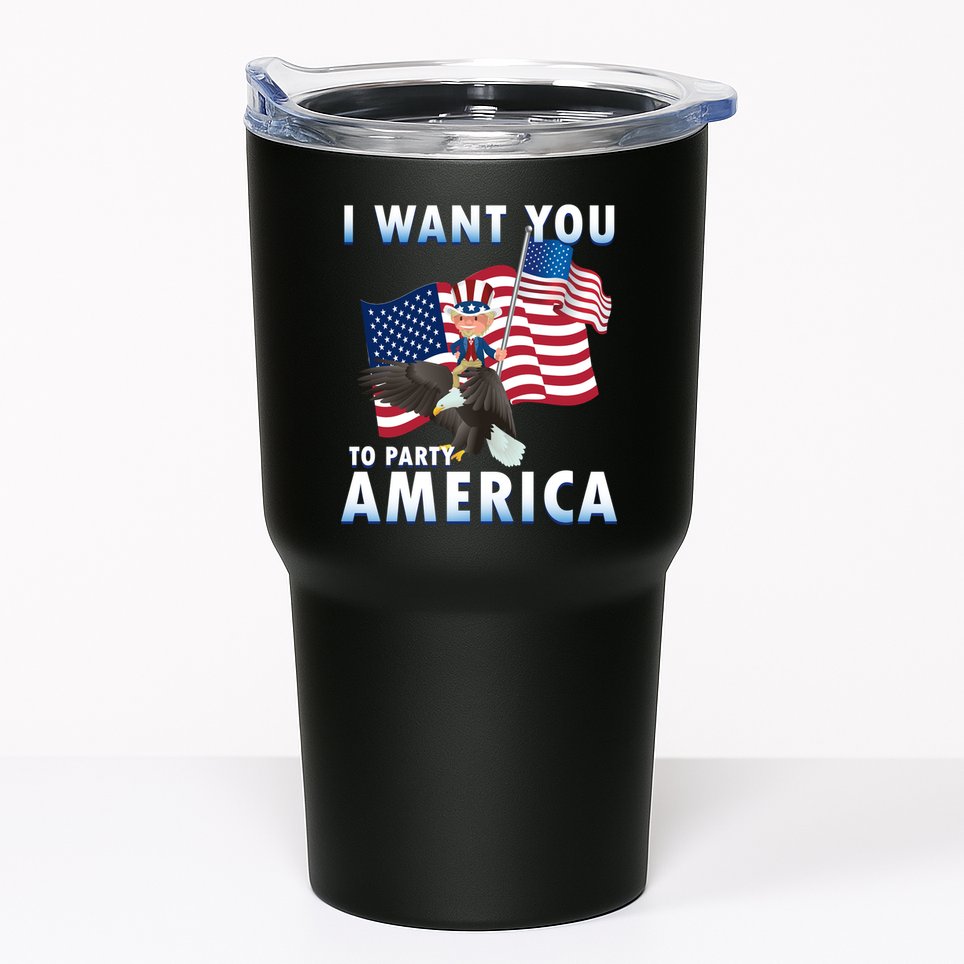I Want You To Party America Tumbler