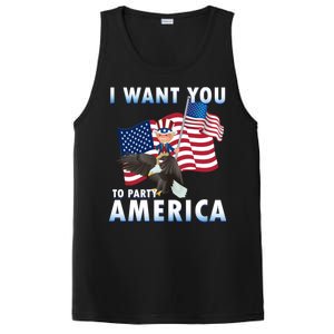 I Want You To Party America PosiCharge Competitor Tank