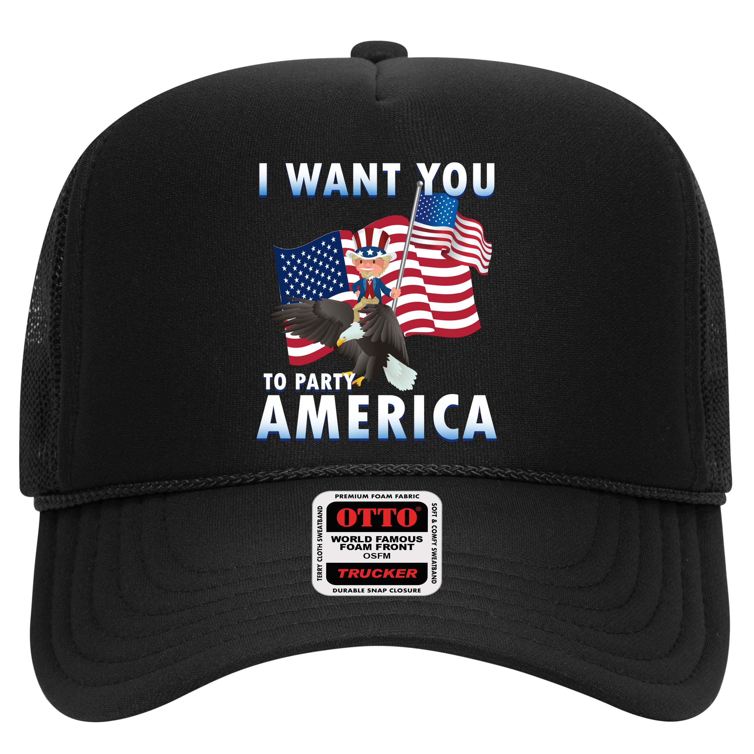 I Want You To Party America Hat