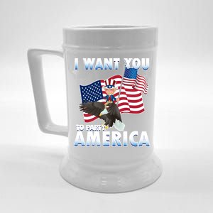 I Want You To Party America Beer Stein