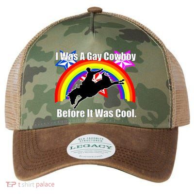 I Was A Gay Cowboy Before It Was Cool Legacy Tie Dye Trucker Hat