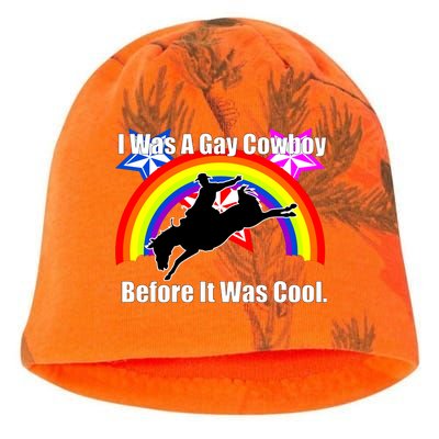 I Was A Gay Cowboy Before It Was Cool Kati - Camo Knit Beanie