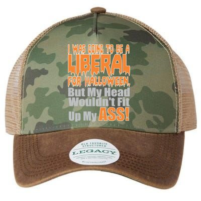 I Was Going To Be Liberal For Halloween Costume Legacy Tie Dye Trucker Hat