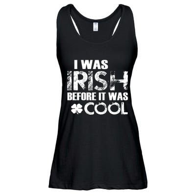 I Was Irish Before It Was Cool Funny Ladies Essential Flowy Tank
