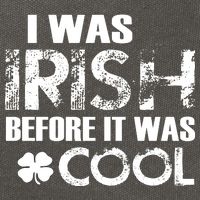 I Was Irish Before It Was Cool Funny Cotton Canvas Backpack
