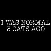 I Was Normal 3 Cats Ago Button