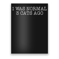 I Was Normal 3 Cats Ago Poster