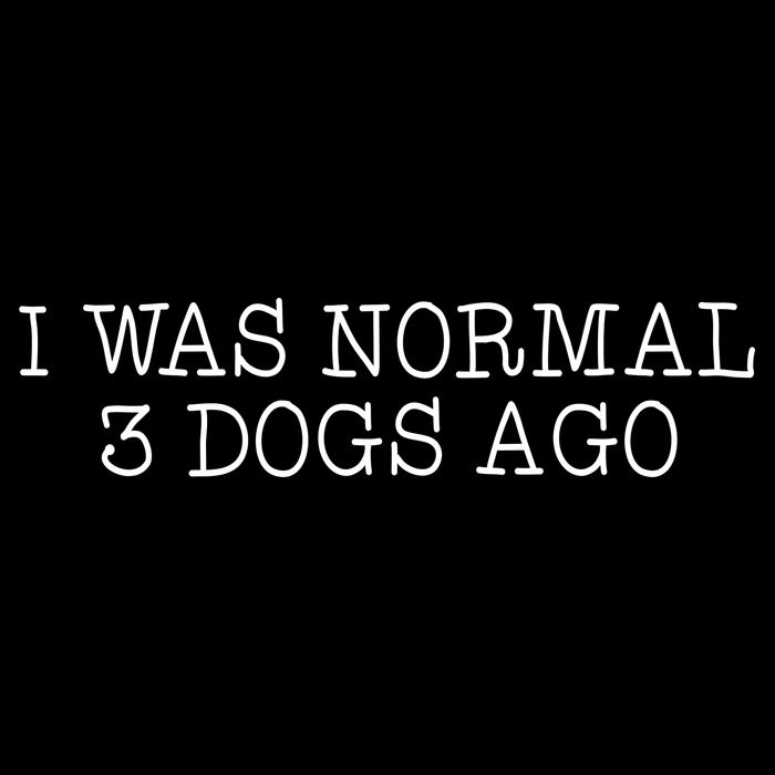 I Was Normal 3 Dogs Ago Bucket Hat