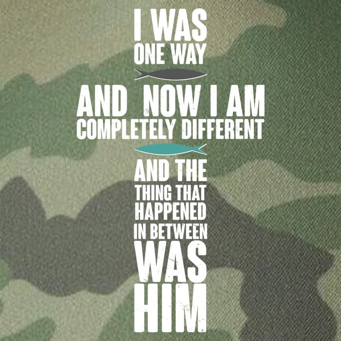 I Was One Way And Now I Am Completely Different Cross Legacy Tie Dye Trucker Hat