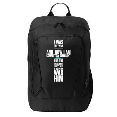 I Was One Way And Now I Am Completely Different Cross City Backpack