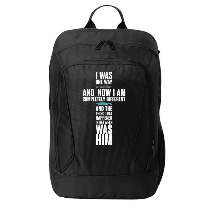 I Was One Way And Now I Am Completely Different Cross City Backpack