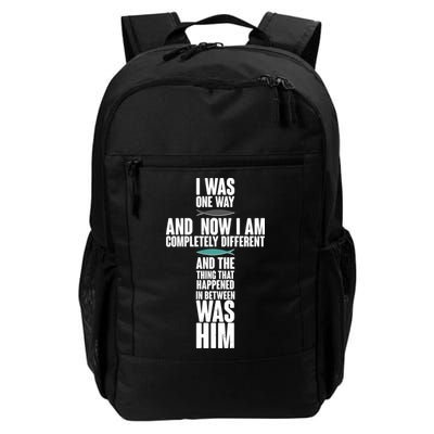 I Was One Way And Now I Am Completely Different Cross Backpack