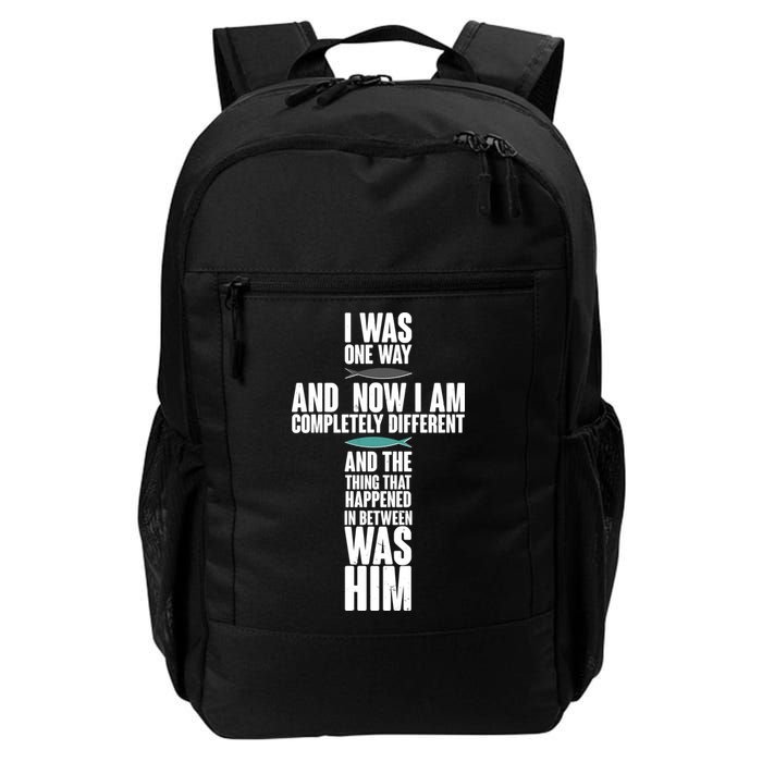 I Was One Way And Now I Am Completely Different Cross Backpack