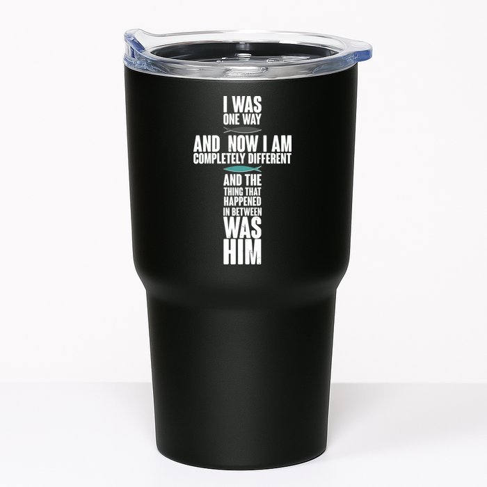 I Was One Way And Now I Am Completely Different Cross Tumbler