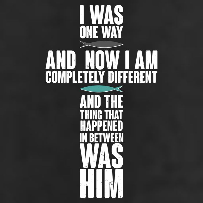 I Was One Way And Now I Am Completely Different Cross Trucker Hat