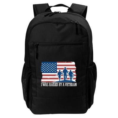 I Was Raised By A Veteran Backpack