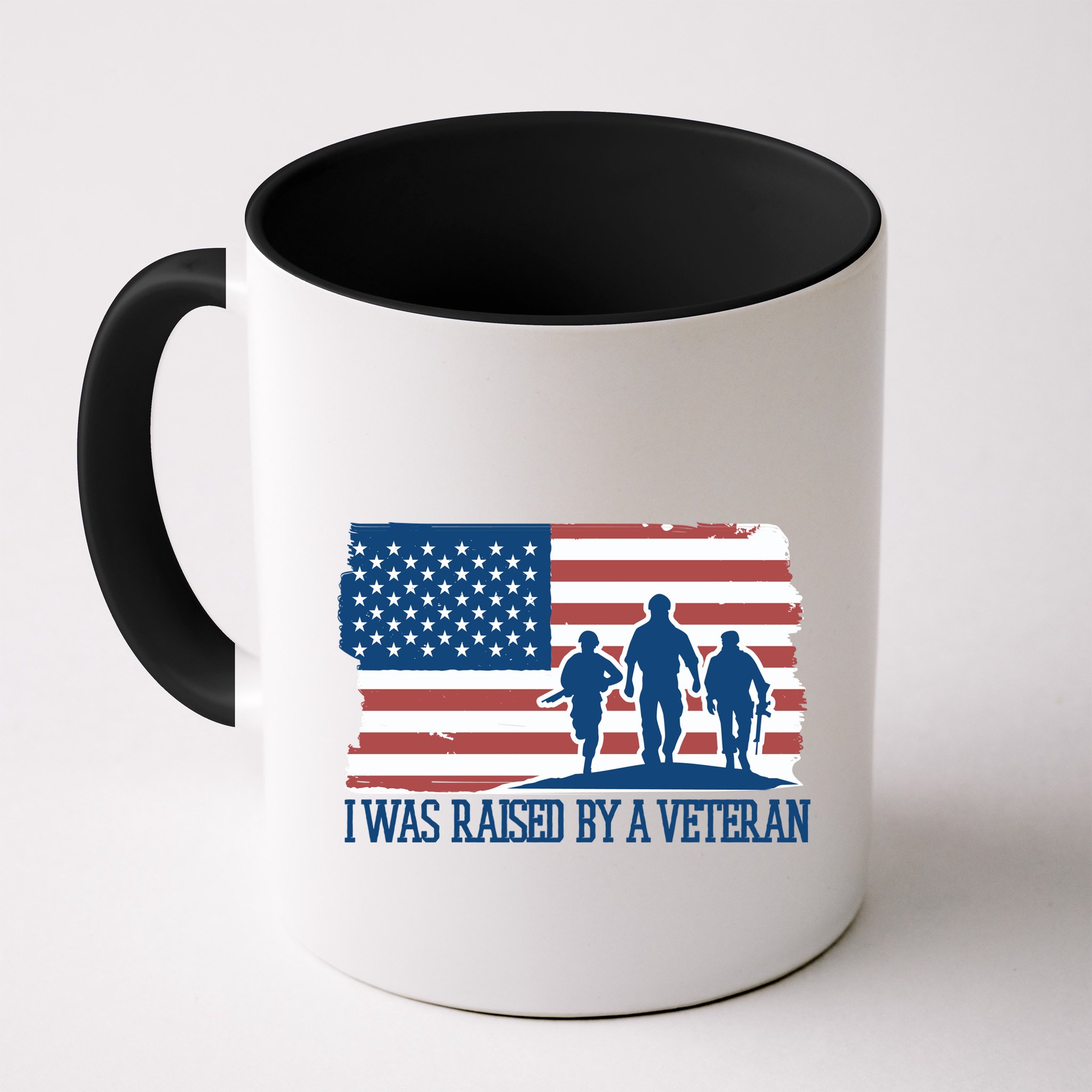 I Was Raised By A Veteran Mug