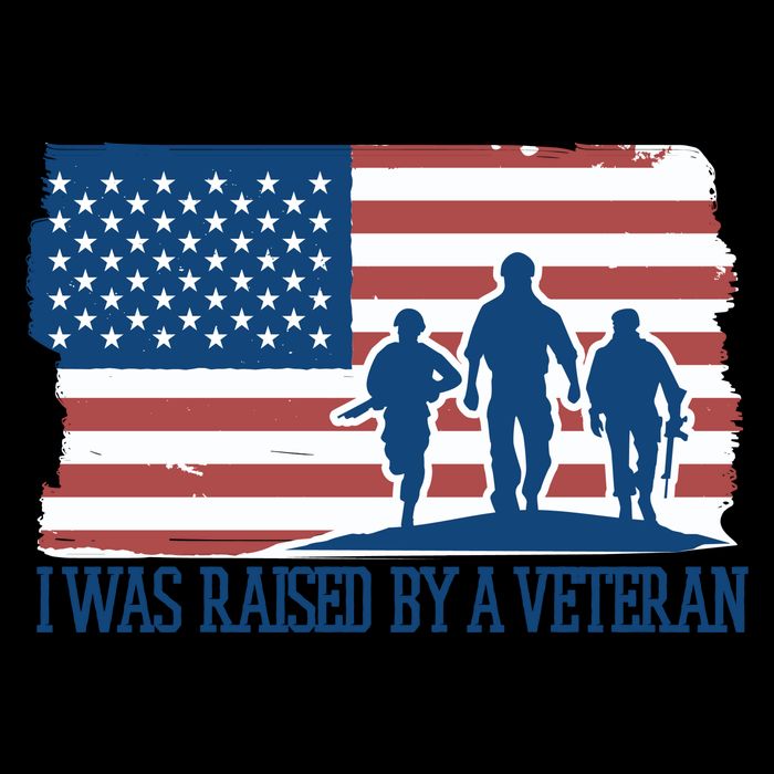 I Was Raised By A Veteran Mug