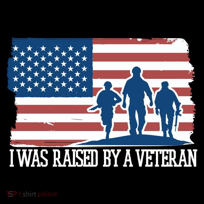 I Was Raised By A Veteran Cooling Performance Long Sleeve Crew