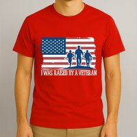 I Was Raised By A Veteran T-Shirt