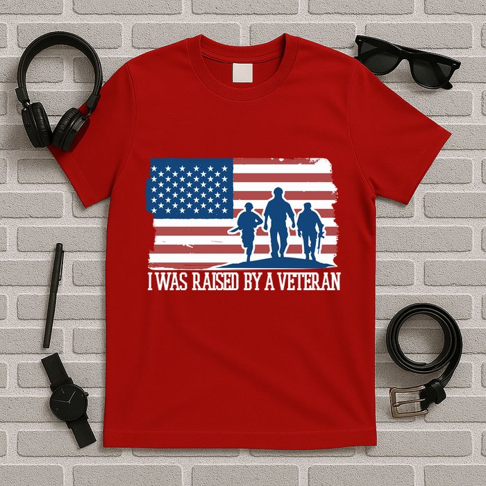 I Was Raised By A Veteran T-Shirt
