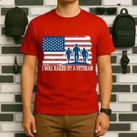 I Was Raised By A Veteran T-Shirt